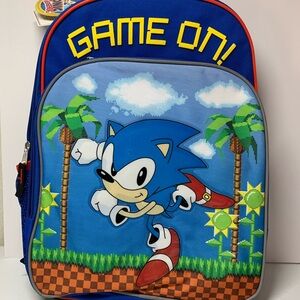 Sonic the Hedgehog Blue Kids Backpack
